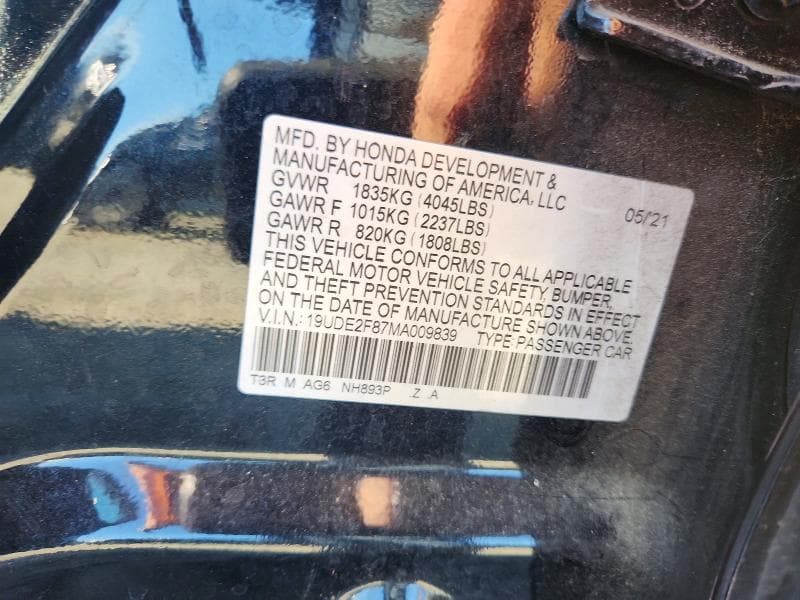 2021 ACURA ILX PREMIUM A-SPEC 12