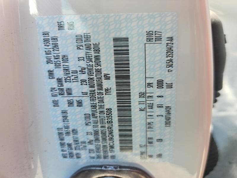 2024 FORD ESCAPE ACTIVE 13