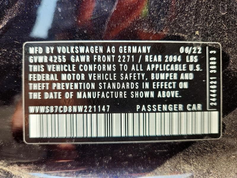 2022 VOLKSWAGEN GTI SE 13