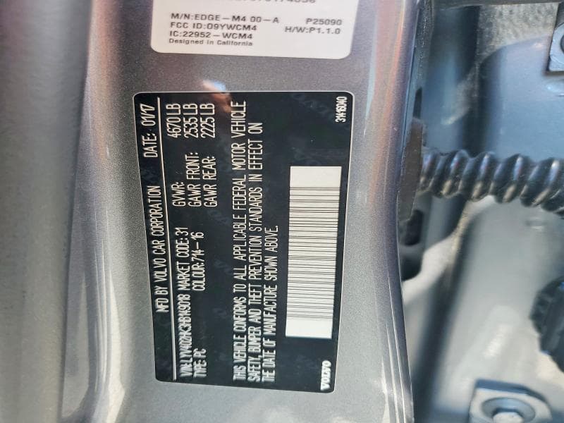 2017 VOLVO S60 PREMIER 12