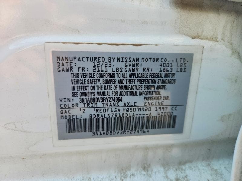 2024 NISSAN SENTRA SR 12