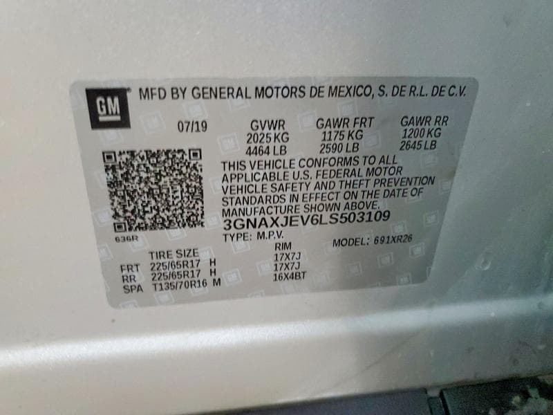 2020 CHEVROLET EQUINOX LT 13