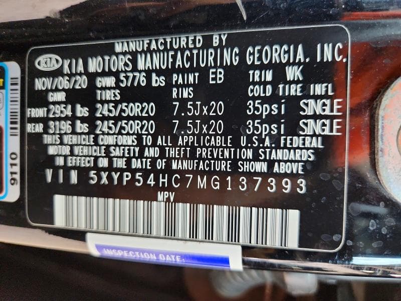 2021 KIA TELLURIDE SX SX 14