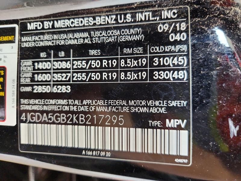 2019 MERCEDES-BENZ GLE 400 4MATIC 400 4MATIC 13