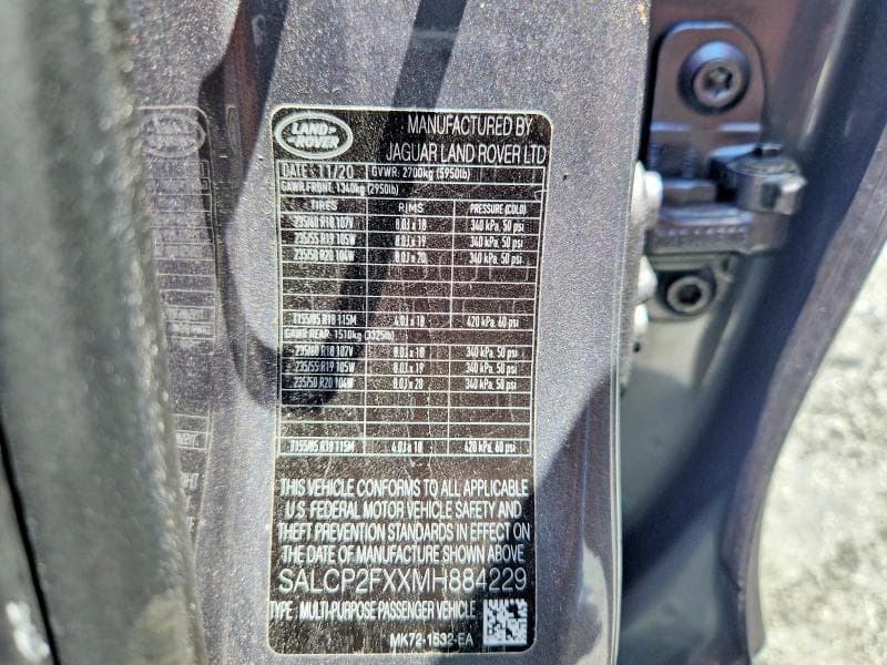 2021 LAND ROVER DISCOVERY SPORT SE SE 13