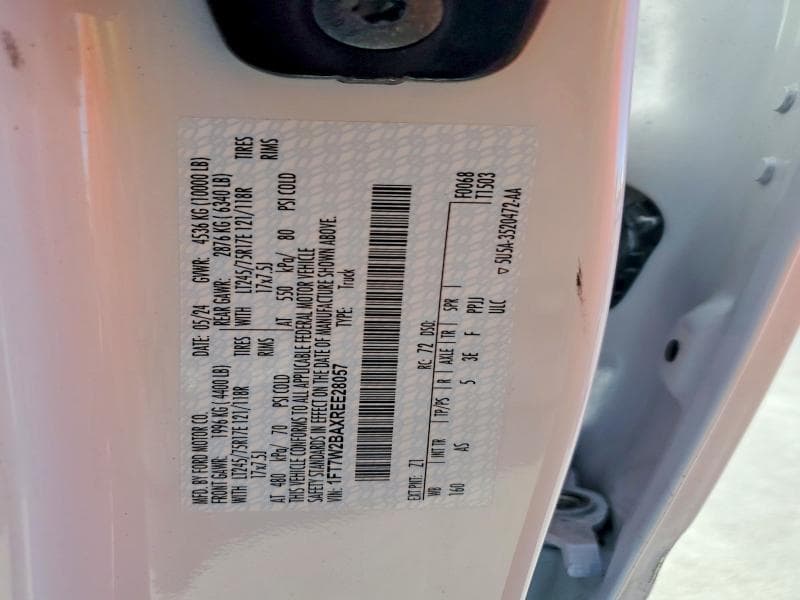 2024 FORD F250 SUPER DUTY SUPER DUTY 13