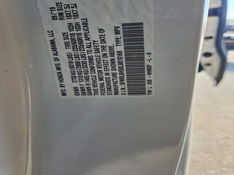 2020 HONDA ODYSSEY EX 13