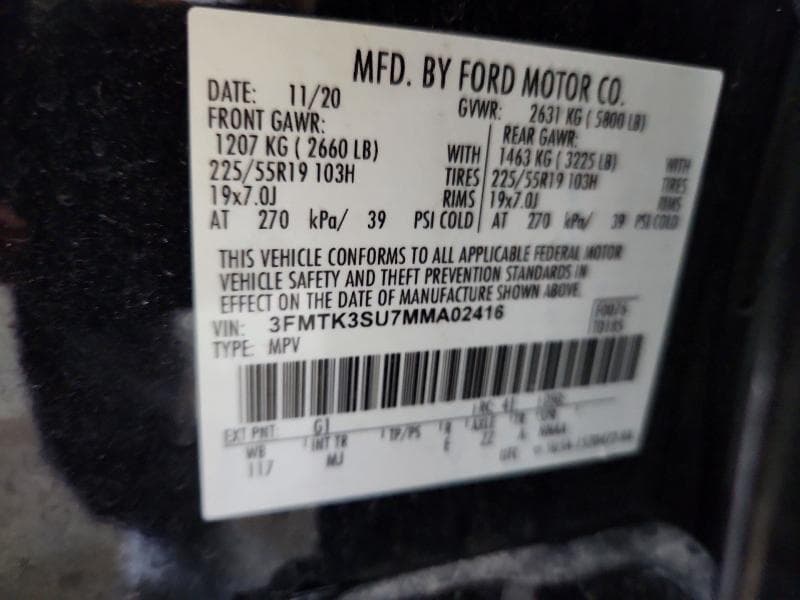 2021 FORD MUSTANG MACH-E PREMIUM 13
