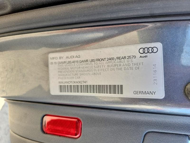 2019 AUDI A5 PREMIUM PREMIUM 12