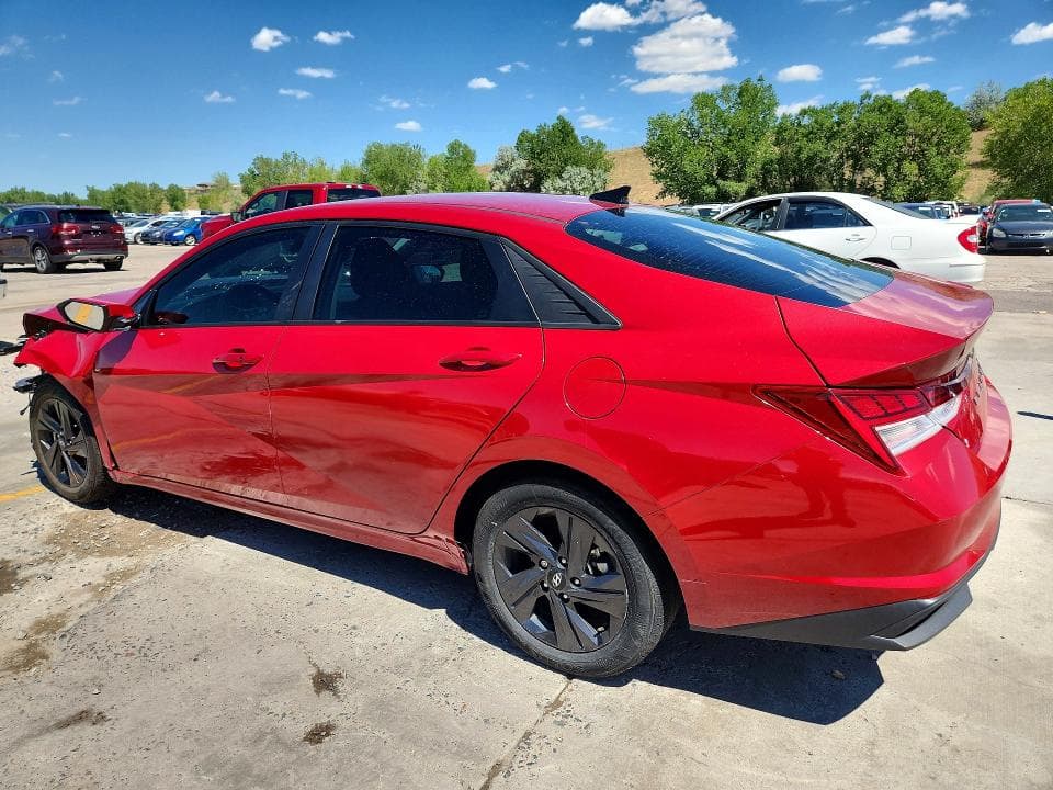 2022 HYUNDAI ELANTRA BLUE 2