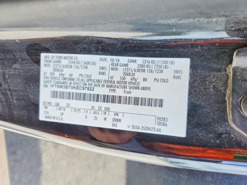 2019 FORD F350 SUPER DUTY SUPER DUTY 13