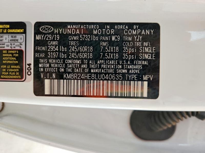 2020 HYUNDAI PALISADE SEL 13
