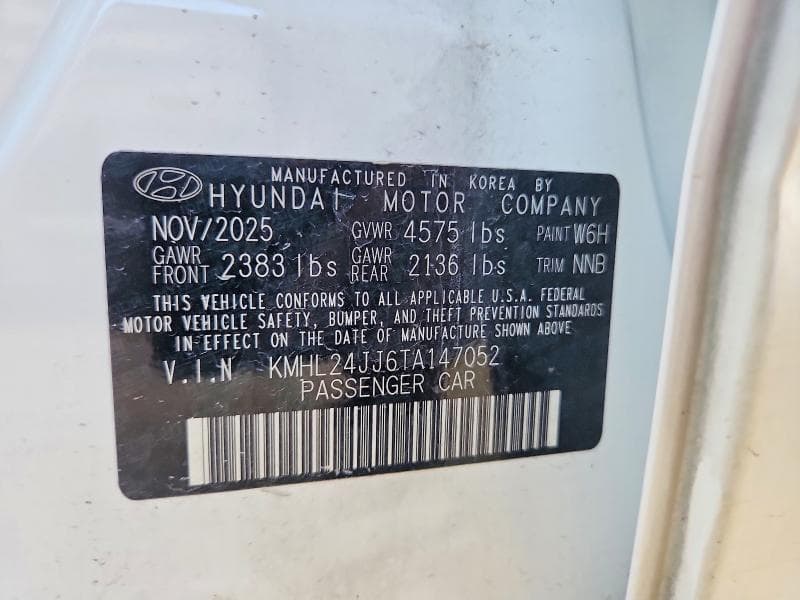 2026 HYUNDAI SONATA HYBRID BLUE BLUE 12