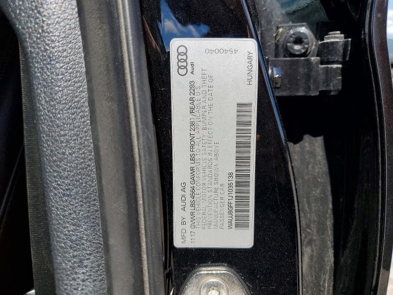 2018 AUDI A3 PREMIUM PLUS 13