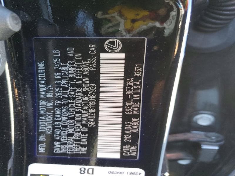 2025 LEXUS ES 350 BASE BASE 13
