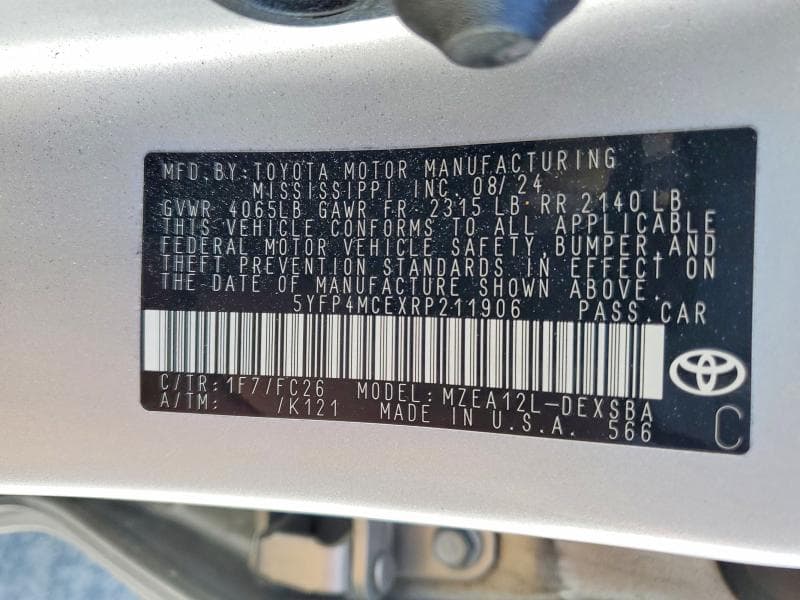 2024 TOYOTA COROLLA SE 13