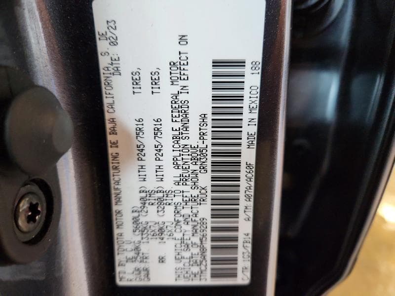 2023 TOYOTA TACOMA SR V6 12