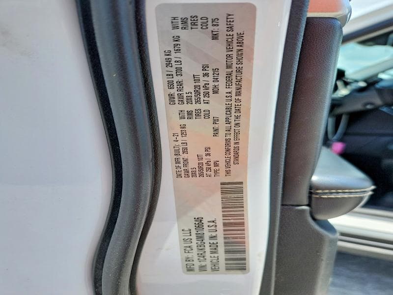 2021 JEEP GRAND CHEROKEE L LIMITED L LIMITED 13