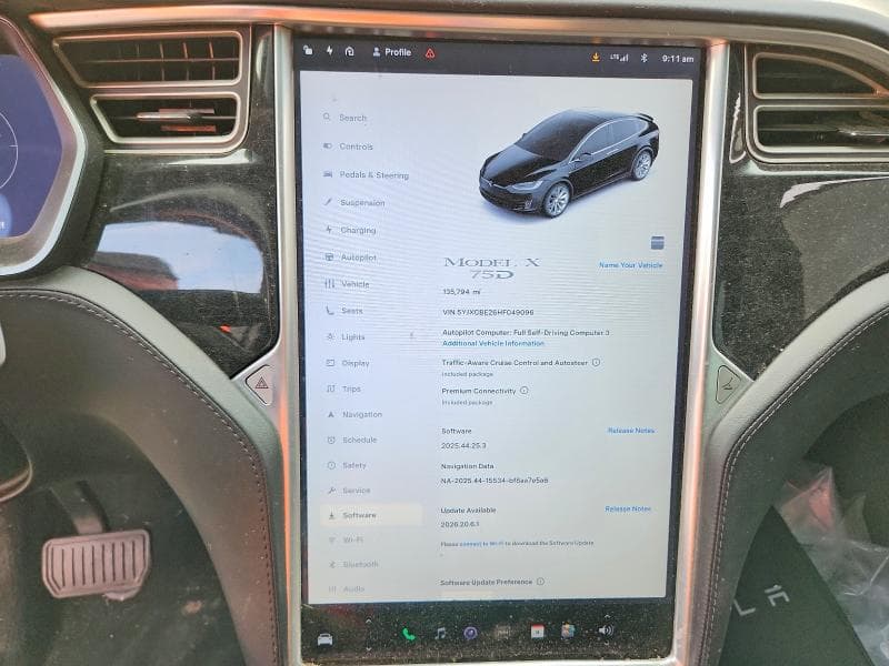 2017 TESLA MODEL X 9