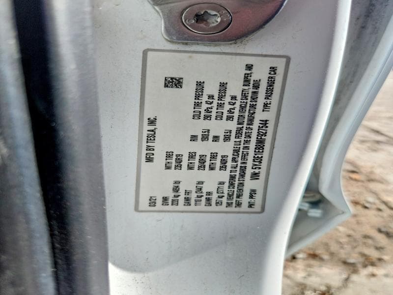 2021 TESLA MODEL 3 12