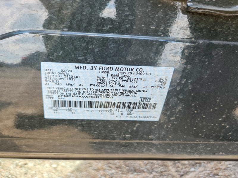 2024 FORD EDGE TITANIUM 12