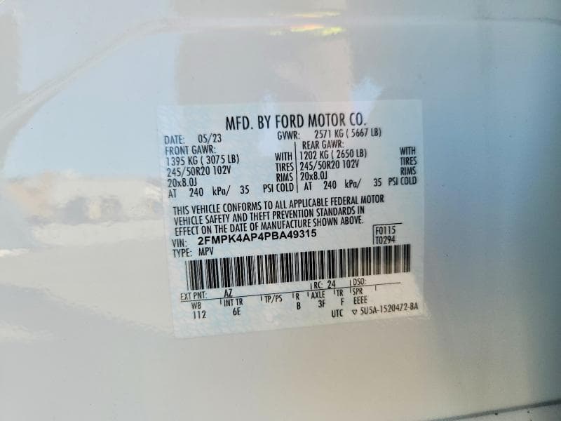 2023 FORD EDGE ST 14