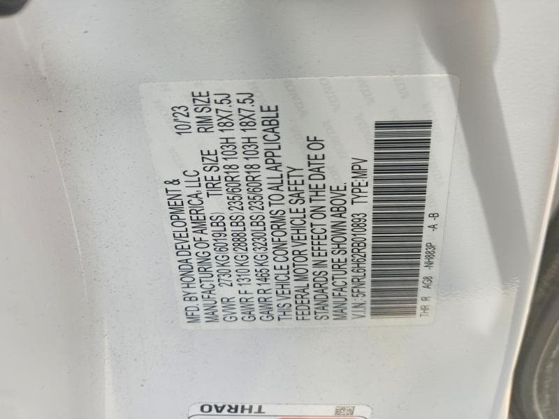 2024 HONDA ODYSSEY EXL 13
