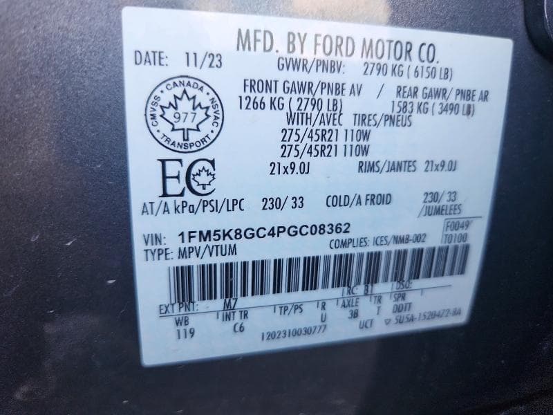 2023 FORD EXPLORER ST 13