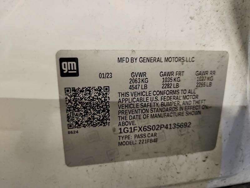 2023 CHEVROLET BOLT EV 2LT 2LT 13
