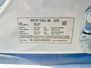 2021 TESLA MODEL S 10