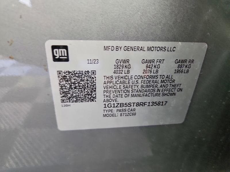 2024 CHEVROLET MALIBU LS 12