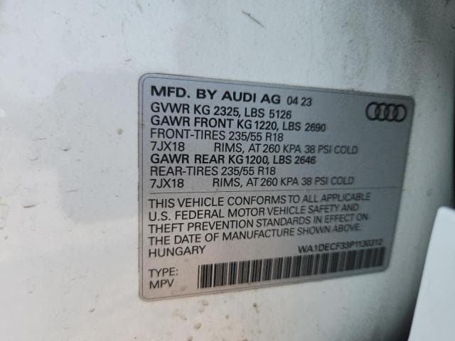 2023 AUDI Q3 PREMIUM S LINE 45 14