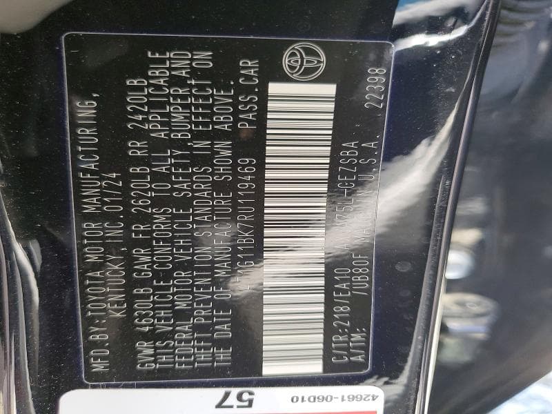 2024 TOYOTA CAMRY SE 12