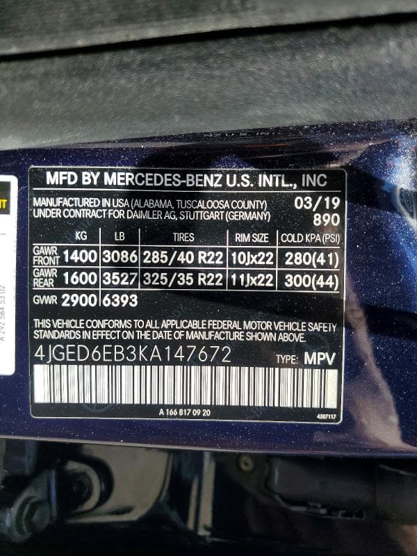 2019 MERCEDES-BENZ GLE COUPE 43 AMG 43 AMG 13