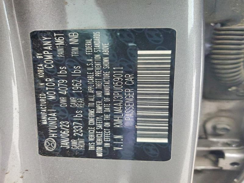 2023 HYUNDAI ELANTRA BLUE 13