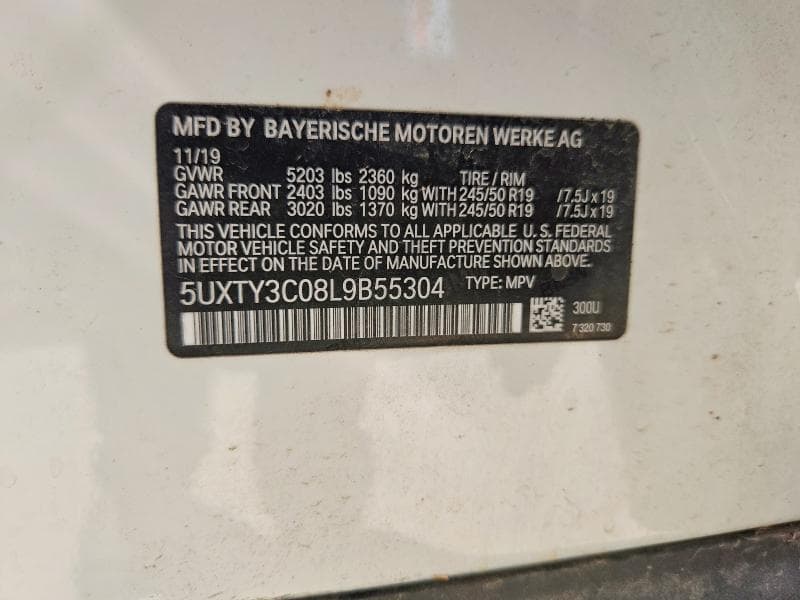 2020 BMW X3 SDRIVE30I SDRIVE30I 13