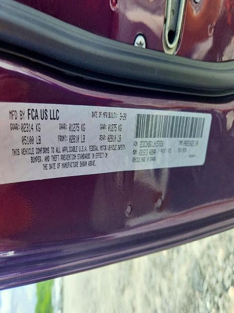 2020 DODGE CHARGER SXT SXT 12