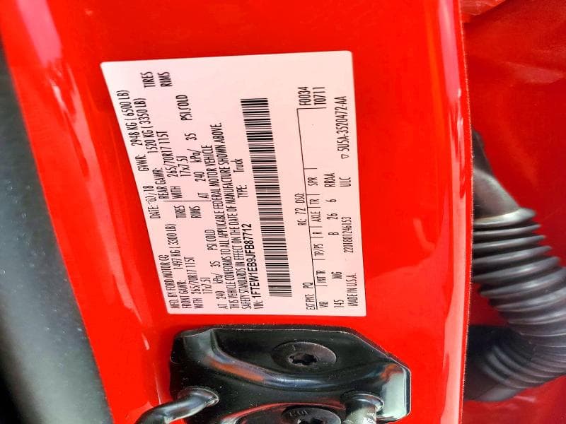 2018 FORD F150 SUPERCREW 12
