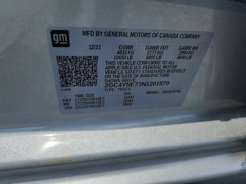 2022 CHEVROLET SILVERADO K2500 HEAVY DUTY LT 12