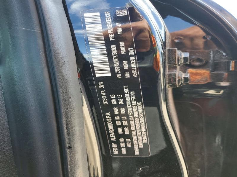 2019 ALFA ROMEO GIULIA TI TI 12
