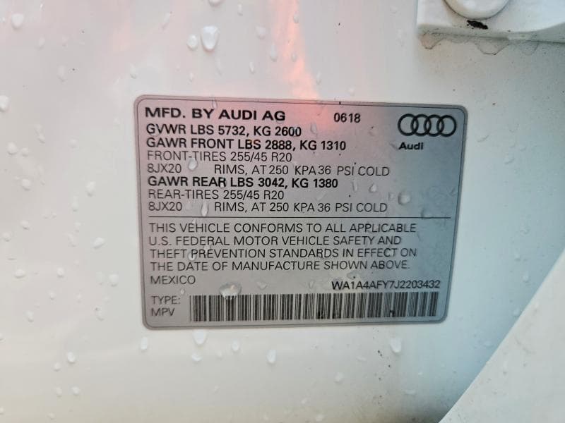 2018 AUDI SQ5 PREMIUM PLUS PREMIUM PLUS 14