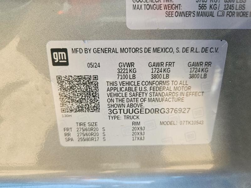 2024 GMC SIERRA K1500 DENALI K1500 DENALI 12