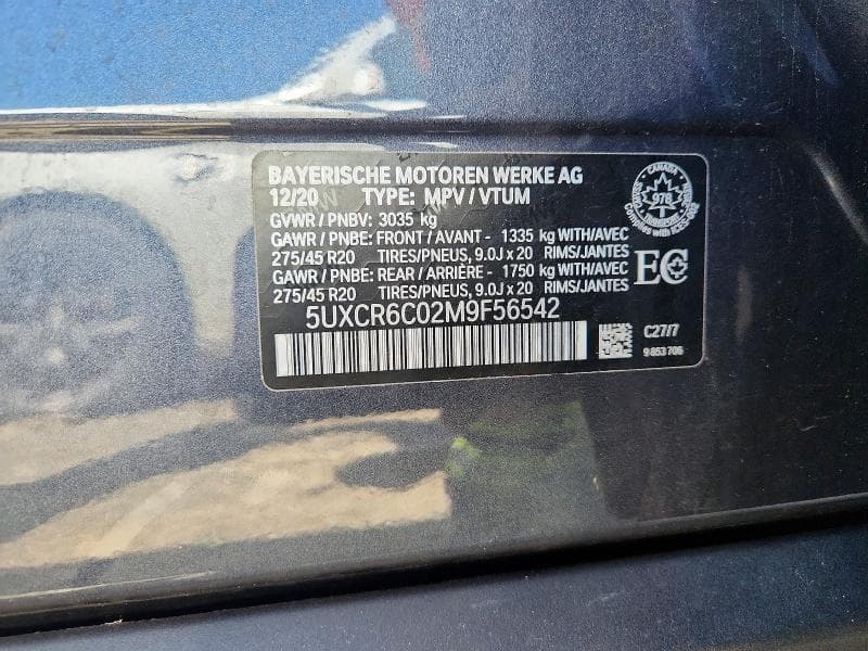 2021 BMW X5 XDRIVE40I 14