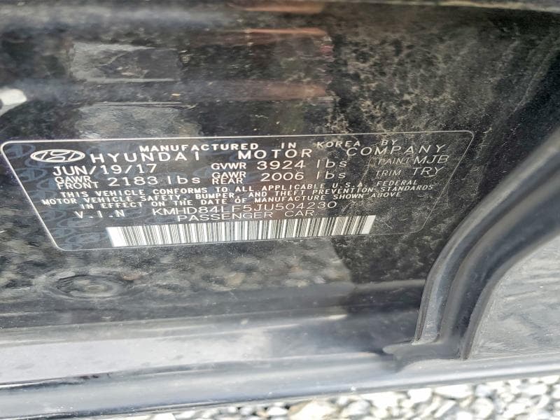 2018 HYUNDAI ELANTRA SEL 13