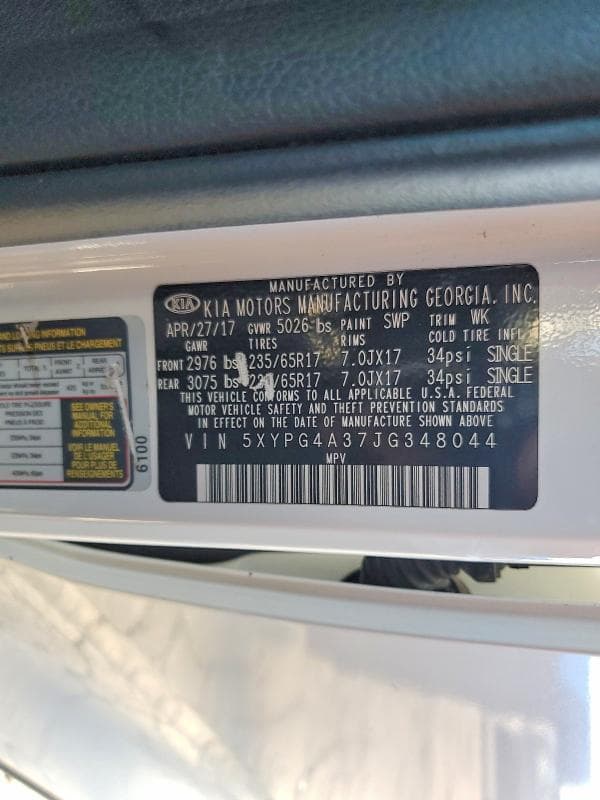 2018 KIA SORENTO LX 13