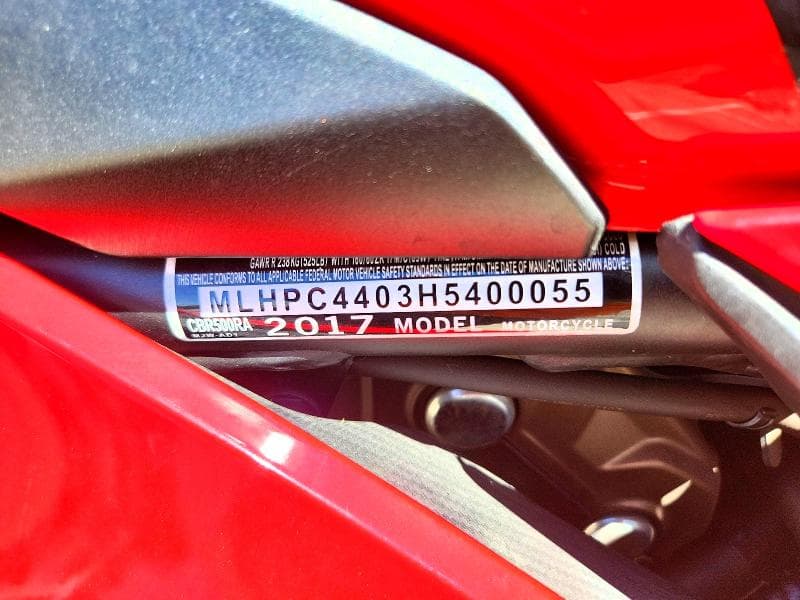 2017 HONDA CBR500 RA-ABS 9