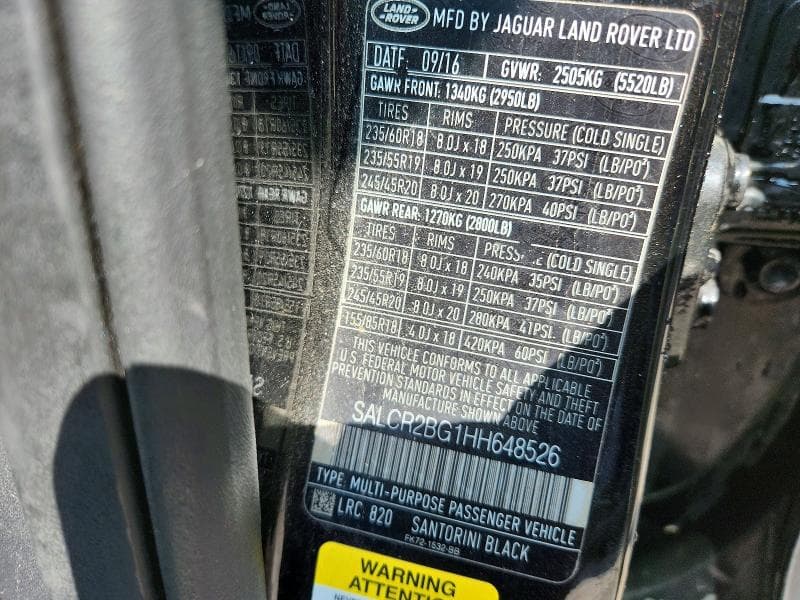 2017 LAND ROVER DISCOVERY SPORT HSE HSE 13