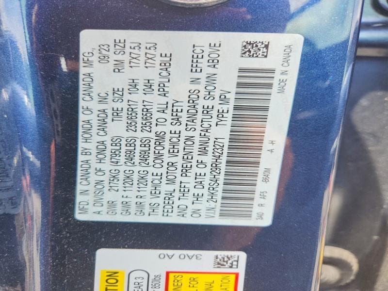 2024 HONDA CR-V LX 13