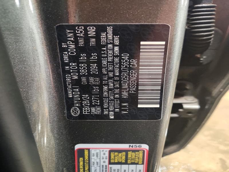 2024 HYUNDAI ELANTRA SEL SEL 12