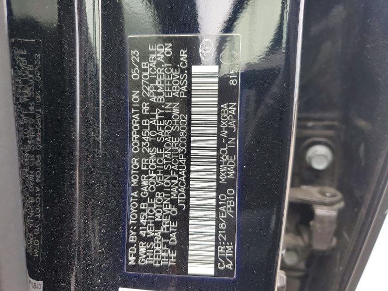 2023 TOYOTA PRIUS XLE 13